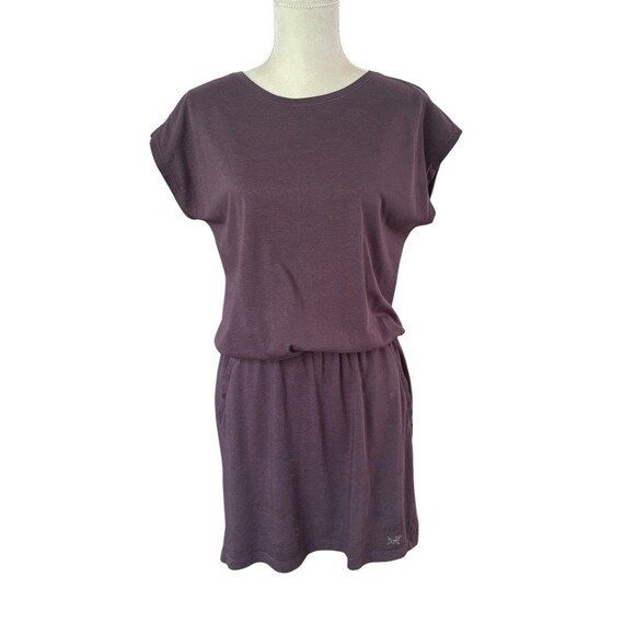 Arc’teryx  Ardena Women’s Dress Small Plum Purple Cap Sleeve Elastic Waist - Picture 1 of 13